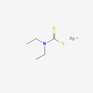 Silver diethyldithiocarbamate chemical structure (CAS 1470-61-7)