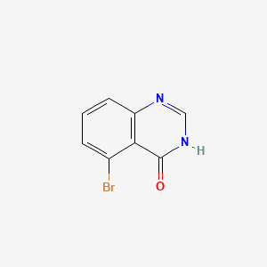 5-Bromoquinazolin-4-ol chemical structure (CAS 147006-47-1)