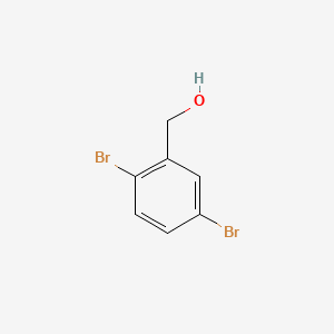 (2,5-Dibromophenyl)methanol chemical structure (CAS 147034-01-3)