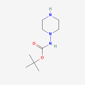 tert-Butyl piperazin-1-ylcarbamate chemical structure (CAS 147081-80-9)