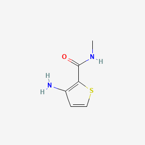 3-Amino-N-methylthiophene-2-carboxamide chemical structure (CAS 147123-48-6)