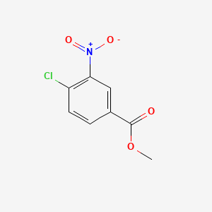 Methyl 4-chloro-3-nitrobenzate chemical structure (CAS 14719-83-6)