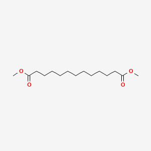 Dimethyl tridecanedioate chemical structure (CAS 1472-87-3)