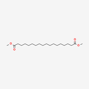 Dimethyl octadecanedioate chemical structure (CAS 1472-93-1)