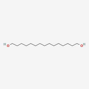 Pentadecane-1,15-diol chemical structure (CAS 14722-40-8)