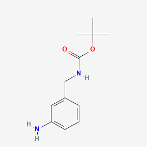 tert-Butyl 3-aminobenzylcarbamate chemical structure (CAS 147291-66-5)