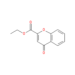 Ethyl 4-oxo-4H-chromene-2-carboxylate chemical structure (CAS 14736-31-3)