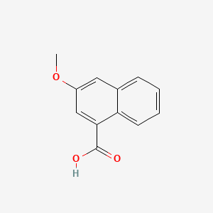 3-Methoxy-1-naphthoic acid chemical structure (CAS 147397-60-2)