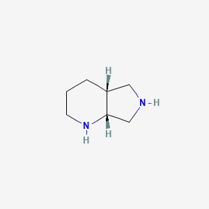 cis-Octahydro-1H-pyrrolo[3,4-b]pyridine chemical structure (CAS 147459-51-6)