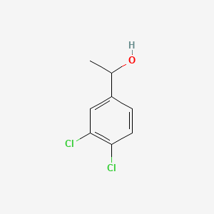 1-(3,4-Dichlorophenyl)ethanol chemical structure (CAS 1475-11-2)