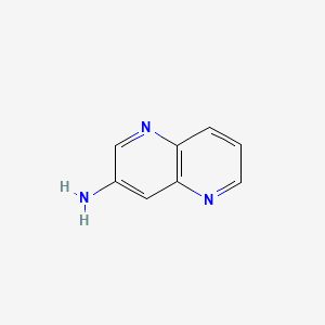 1,5-Naphthyridin-3-amine chemical structure (CAS 14756-77-5)
