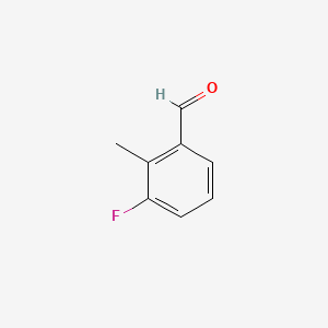 3-Fluoro-2-methylbenzaldehyde chemical structure (CAS 147624-13-3)