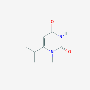6-Isopropyl-1-methylpyrimidine-2,4(1H,3H)-dione chemical structure (CAS 1476792-06-9)