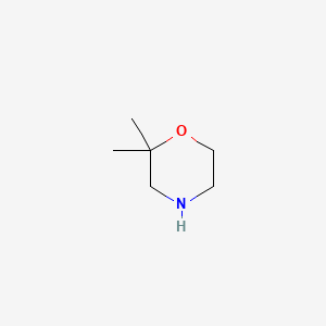 2,2-Dimethylmorpholine chemical structure (CAS 147688-58-2)