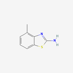 4-Methylbenzo[d]thiazol-2-amine chemical structure (CAS 1477-42-5)