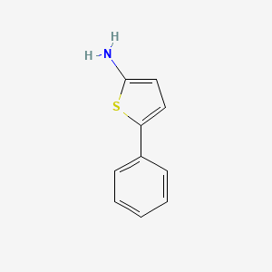 5-Phenylthiophen-2-amine chemical structure (CAS 14770-85-5)
