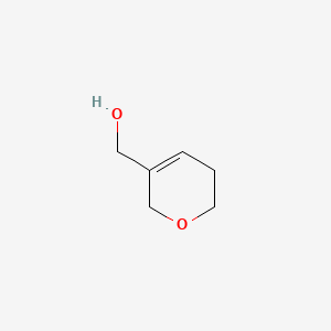 (5,6-Dihydro-2H-pyran-3-yl)methanol chemical structure (CAS 14774-35-7)