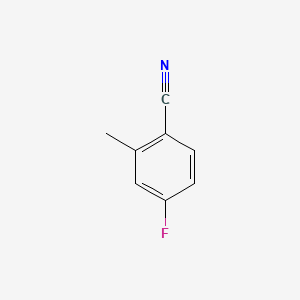 4-Fluoro-2-methylbenzonitrile chemical structure (CAS 147754-12-9)
