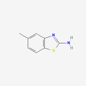 2-Amino-5-methylbenzothiazole chemical structure (CAS 14779-17-0)