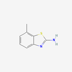 7-Methylbenzo[d]thiazol-2-amine chemical structure (CAS 14779-18-1)