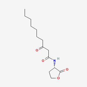 (S)-3-Oxo-N-(2-oxotetrahydrofuran-3-yl)decanamide chemical structure (CAS 147795-40-2)