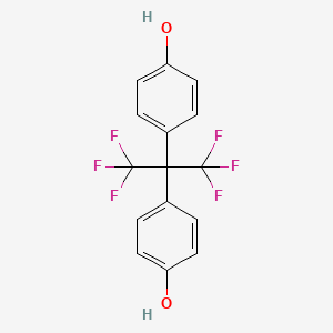 4,4'-(Perfluoropropane-2,2-diyl)diphenol chemical structure (CAS 1478-61-1)