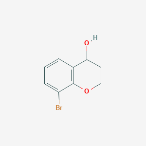 8-Bromochroman-4-ol chemical structure (CAS 1478594-54-5)