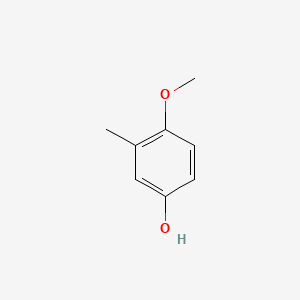 4-Methoxy-3-methylphenol chemical structure (CAS 14786-82-4)