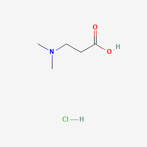 3-(Dimethylamino)propanoic acid hydrochloride chemical structure (CAS 14788-12-6)