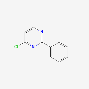 4-Chloro-2-phenylpyrimidine chemical structure (CAS 14790-42-2)