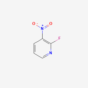 2-Fluoro-3-nitropyridine chemical structure (CAS 1480-87-1)