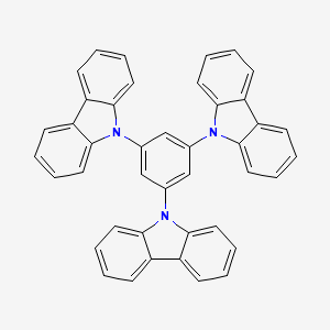 1,3,5-Tri(9H-carbazol-9-yl)benzene chemical structure (CAS 148044-07-9)