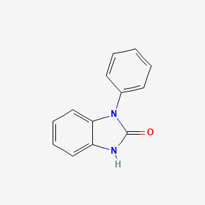 1-Phenyl-1H-benzo[d]imidazol-2(3H)-one chemical structure (CAS 14813-85-5)