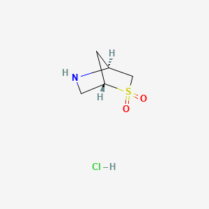 (1S,4S)-2-Thia-5-azabicyclo[2.2.1]heptane 2,2-dioxide hydrochloride chemical structure (CAS 1481613-21-1)