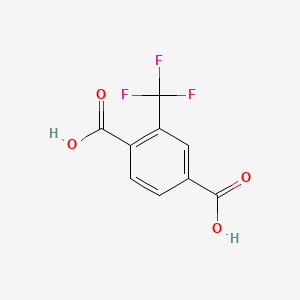 2-(Trifluoromethyl)terephthalic acid chemical structure (CAS 1483-47-2)