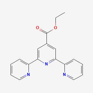 Ethyl [2,2':6',2''-terpyridine]-4'-carboxylate chemical structure (CAS 148332-31-4)
