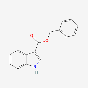 Benzyl 1H-indole-3-carboxylate chemical structure (CAS 148357-04-4)