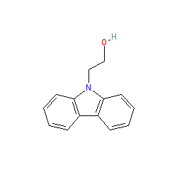 2-(9H-Carbazol-9-yl)ethanol chemical structure (CAS 1484-14-6)
