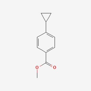 Methyl 4-cyclopropylbenzoate chemical structure (CAS 148438-03-3)