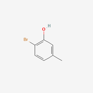 2-Bromo-5-methylphenol chemical structure (CAS 14847-51-9)