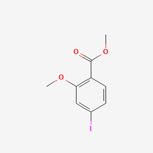 Methyl 4-iodo-2-methoxybenzoate chemical structure (CAS 148490-97-5)