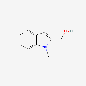(1-Methyl-1H-indol-2-yl)methanol chemical structure (CAS 1485-22-9)