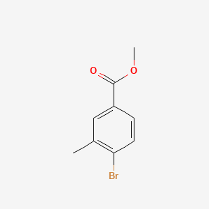 Methyl 4-bromo-3-methylbenzoate chemical structure (CAS 148547-19-7)