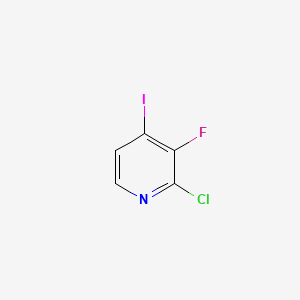 2-Chloro-3-fluoro-4-iodopyridine chemical structure (CAS 148639-07-0)