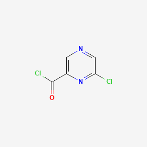6-Chloropyrazine-2-carbonyl chloride chemical structure (CAS 148673-71-6)
