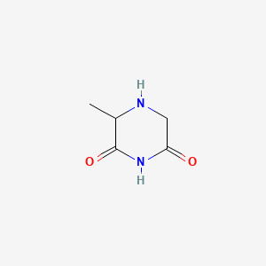 3-Methylpiperazine-2,6-dione chemical structure (CAS 1486801-78-8)