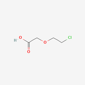 2-(2-Chloroethoxy)acetic acid chemical structure (CAS 14869-41-1)