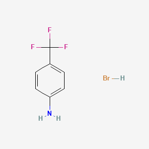 4-(Trifluoromethyl)aniline hydrobromide chemical structure (CAS 148819-81-2)