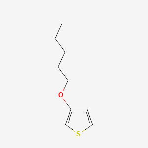 3-(Pentyloxy)thiophene chemical structure (CAS 148855-96-3)