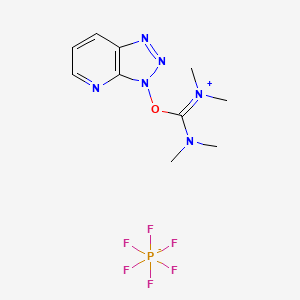 O-(7-Azabenzotriazol-1-yl)-N,N,N',N'-tetramethyl uronium hexafluorophosphate chemical structure (CAS 148893-10-1)